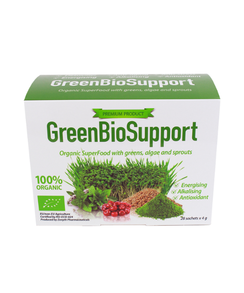 Eco greens (28 bags) with greens, algae and sprouts